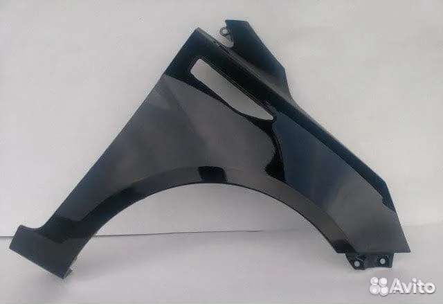 Крыло правое Kia Rio 10-17 г. новое, чёрное в цвет