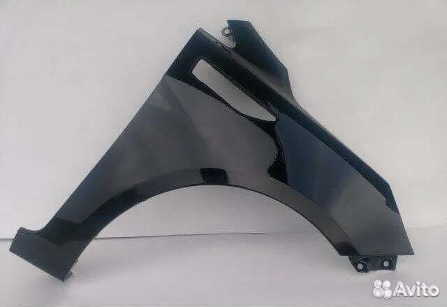 Крыло правое Kia Rio 10-17 г. новое, чёрное в цвет