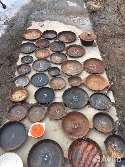 Чугунная сковорода СССР