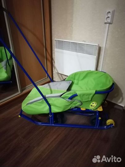 Санки с колесами