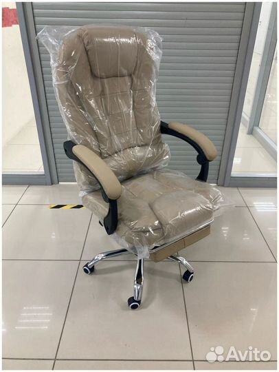 Кресло для руководителя эко кожа с массажем