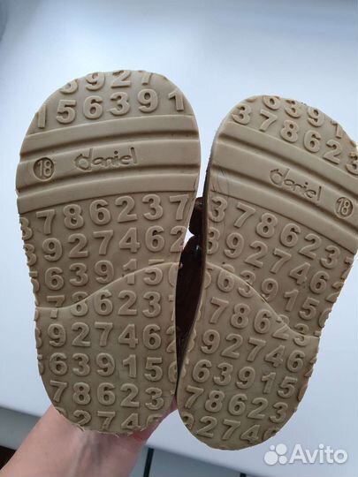 Ортопедические сандали натуральная замша,р 18