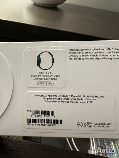 Часы apple watch 8 45 mm