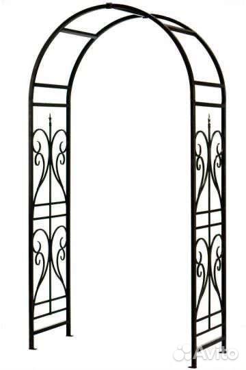Арка садовая кованая