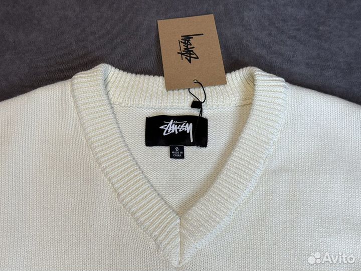 Вязаная жилетка Stussy