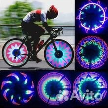 Красочные огни на велосипед 2 шт