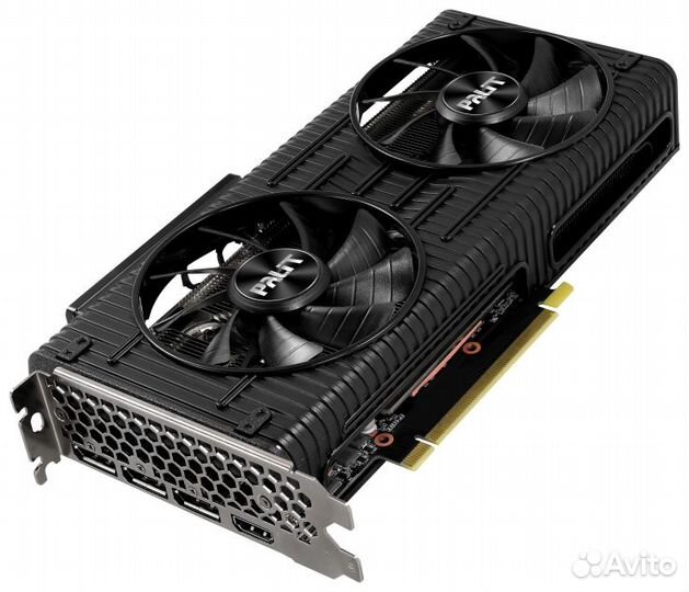 Видеокарта Palit RTX 3060 Ti dual OC LHR, 8 гб (NE