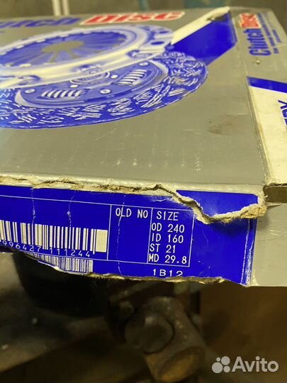 Диск сцепления exedy TYD124U