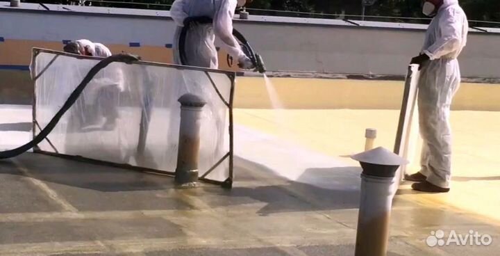 Напыляемая полимочевина. гидроизоляция от 200м2