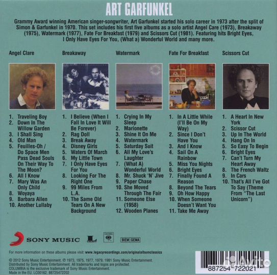 Art Garfunkel - Original Album Classics (5 CD)