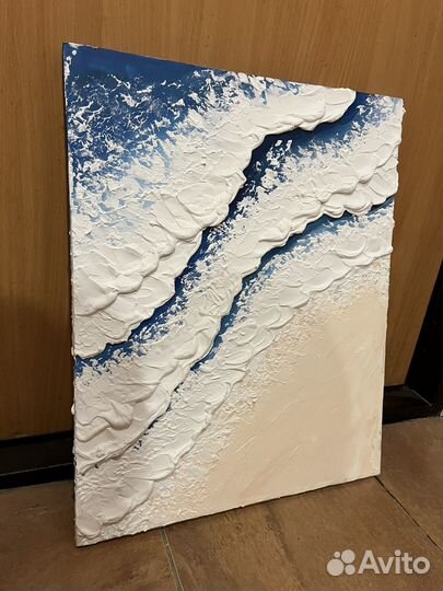 Картина из текстурной пасты