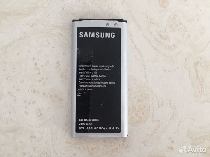 Аккумулятор для Samsung G800F Galaxy S5 mini (EB-B