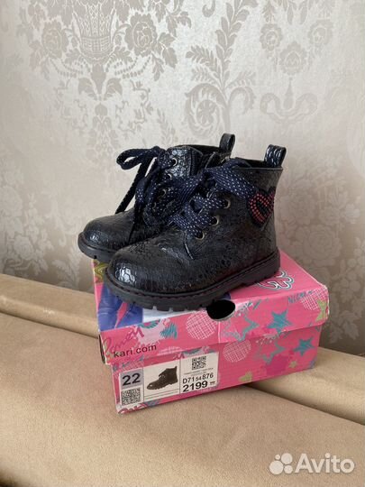 Ботинки для девочки 22 размер