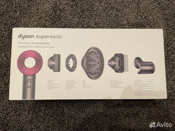 Фен Dyson Supersonic HD07 Фуксия Оригинал
