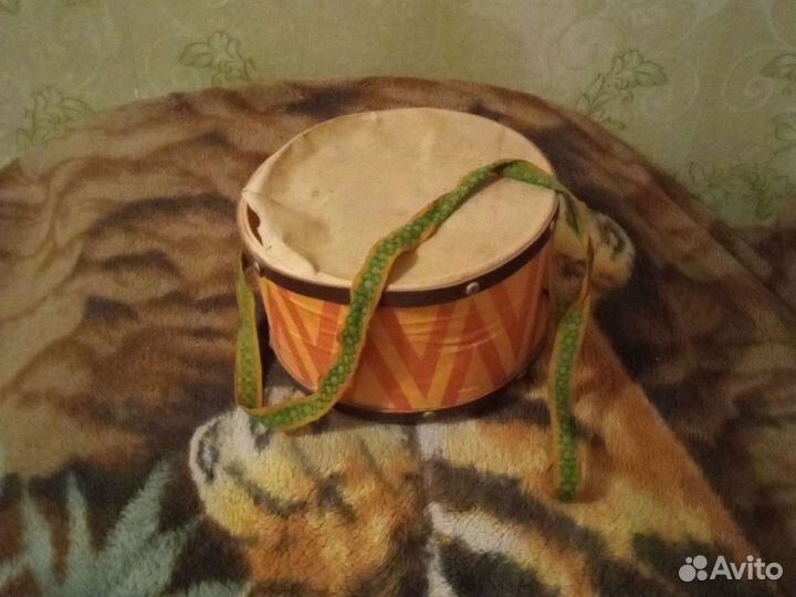 Барабан, игрушка времён СССР
