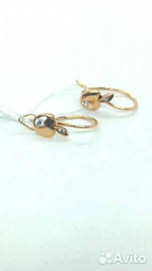 Золотые серьги