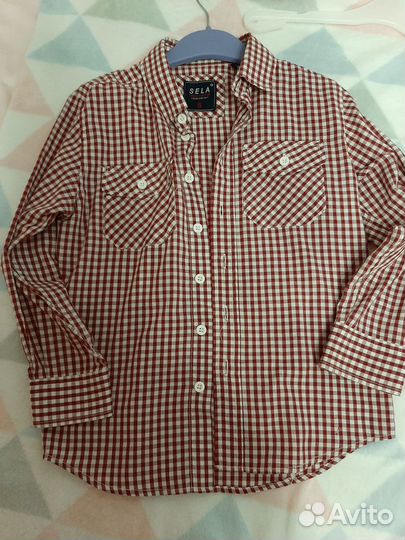 Рубашка для мальчика sela