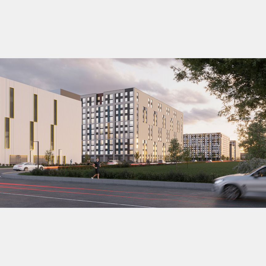 2-к. квартира, 40,9 м², 3/12 эт.