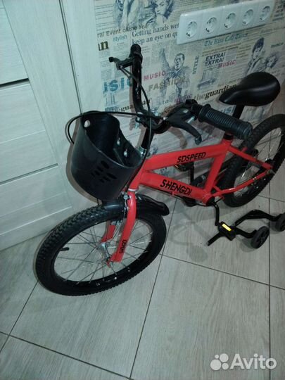 Детский велосипед бу со съемными колесами