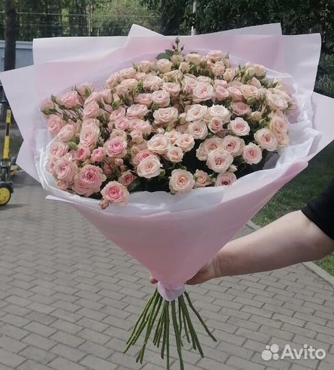 Розы Пионовидные Букеты Пионов с доставкой 24/7