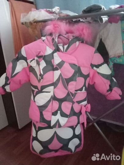 Пуховик детский новый