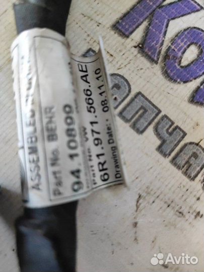 Проводка печки Volkswagen Polo седан cfna 2012