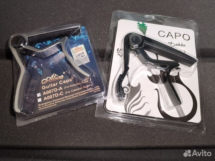 Каподастр для гитары (Новые)