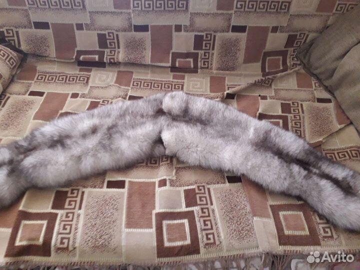 Меховой воротник песец