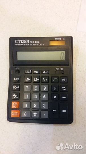 Калькулятор citizen sdc-444s