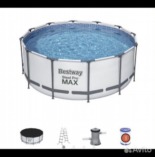 Каркасный бассейн 366 на 122