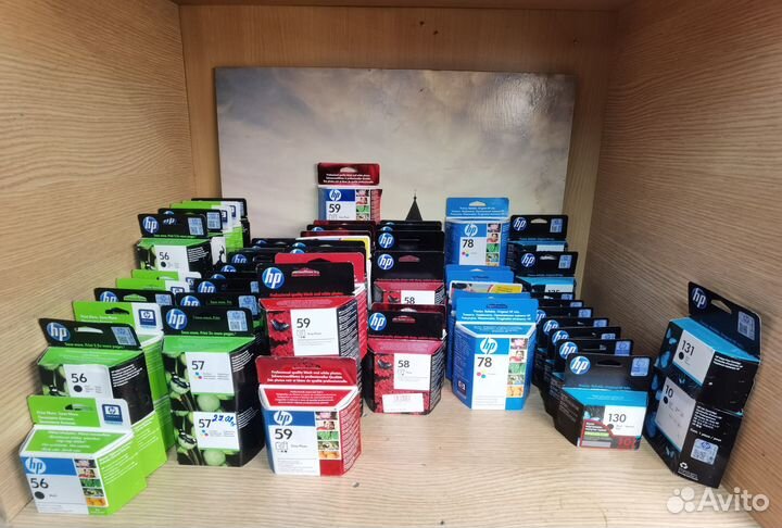 Картриджи для струйных HP