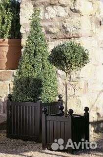 Деревянные вазон