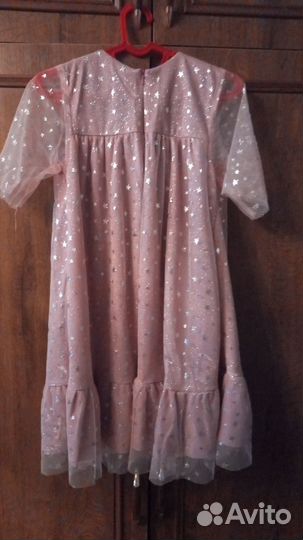 Платье розовое для девочки
