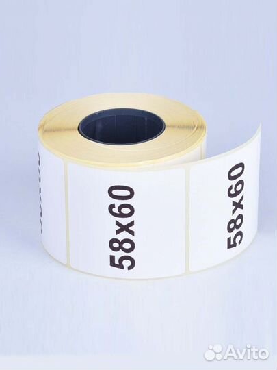 Термоэтикетки 58х60
