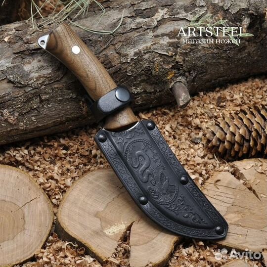Охотничий нож Гюрза-2 (скинер), сталь AUS8, рукоят