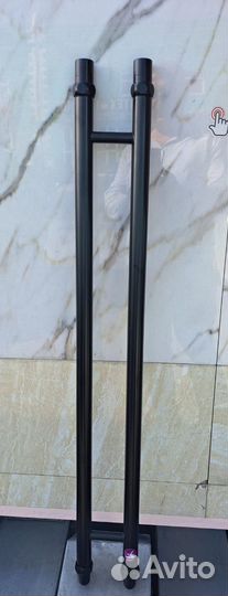 Полотенцесушитель узкий вертикальный Черный