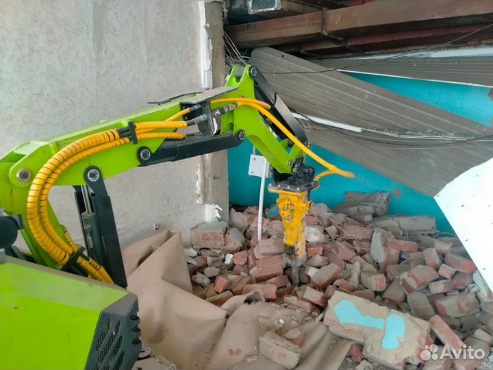 Демонтаж стен, пола, стяжки, зданий, мини техника