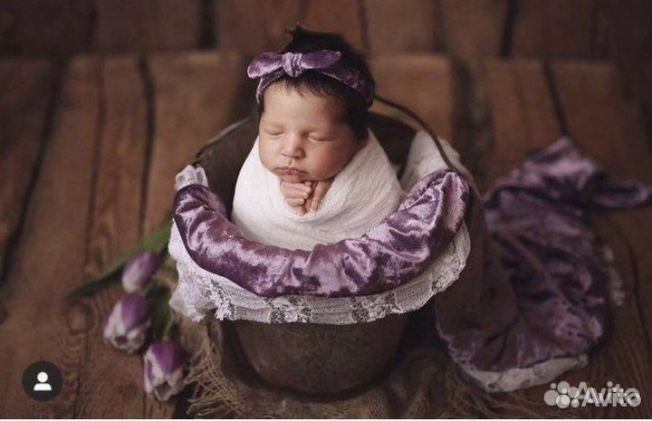 Ведро для фотосессии новорожденных