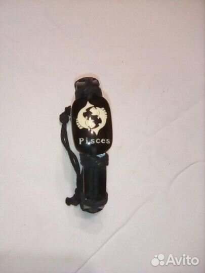 Браслет кожаный Зодиак - Рыбы