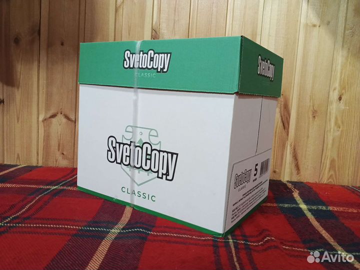 Бумага в коробках