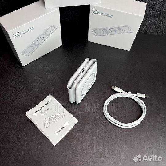 Беспроводная зарядка 3 в 1 для apple