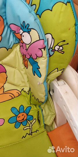 Стульчик для кормления chicco polly