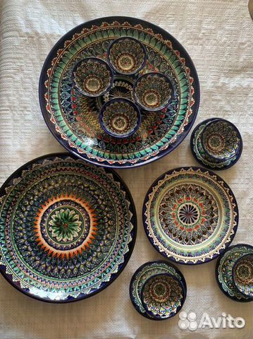 Узбекская посуда ручная роспись