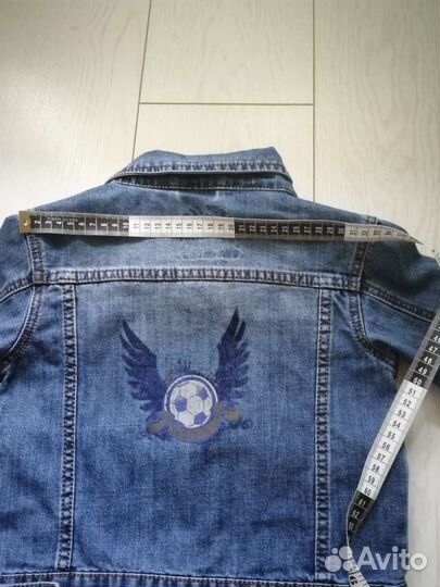 Джинсовая куртка для мальчика 110 116