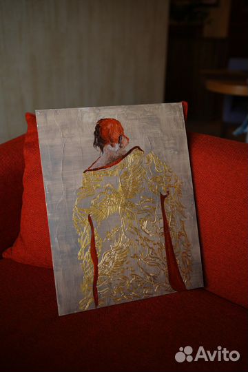 Картина акрилом на холсте