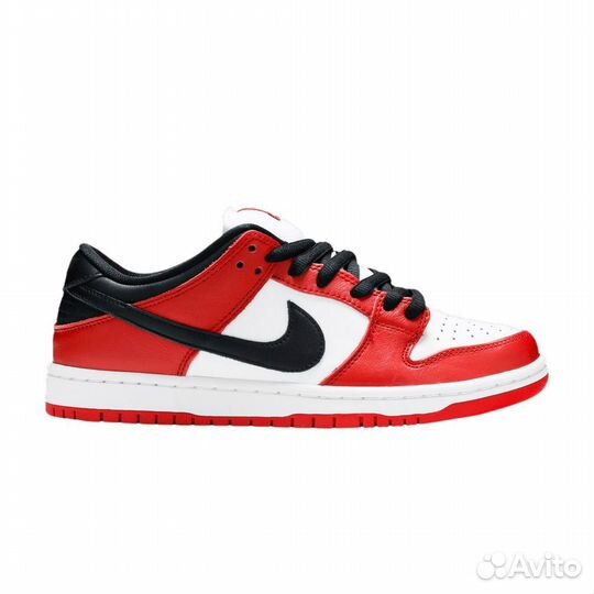 Nike Dunk Low SB Red-Black с мехом (44р)