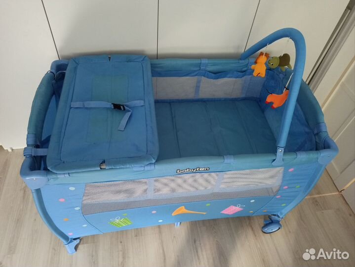 Манеж кроватка 2 в 1