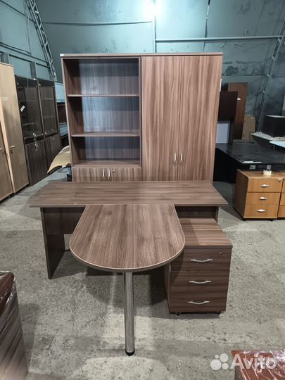 Кабинеты руководителя шимо темное, 5 предметов, бу