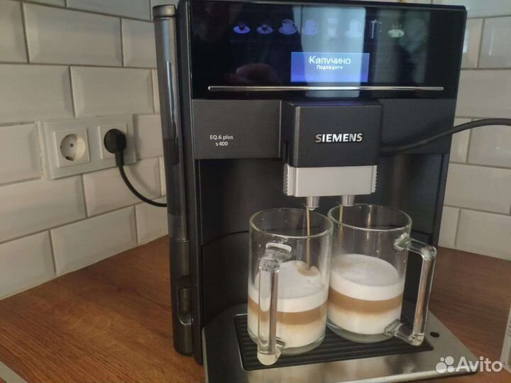 Кофемашина Siemens E.Q 6 plus s400 почти новая