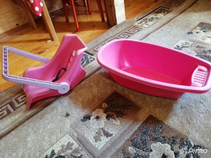 Качели, коляска, переноска, ванна, для кукол